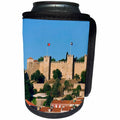3dRose Danita Delimont - Castles - Castle de Sao Jorge, Lisbon, Portugal - Can Cooler Bottle Wrap (cc_227858)