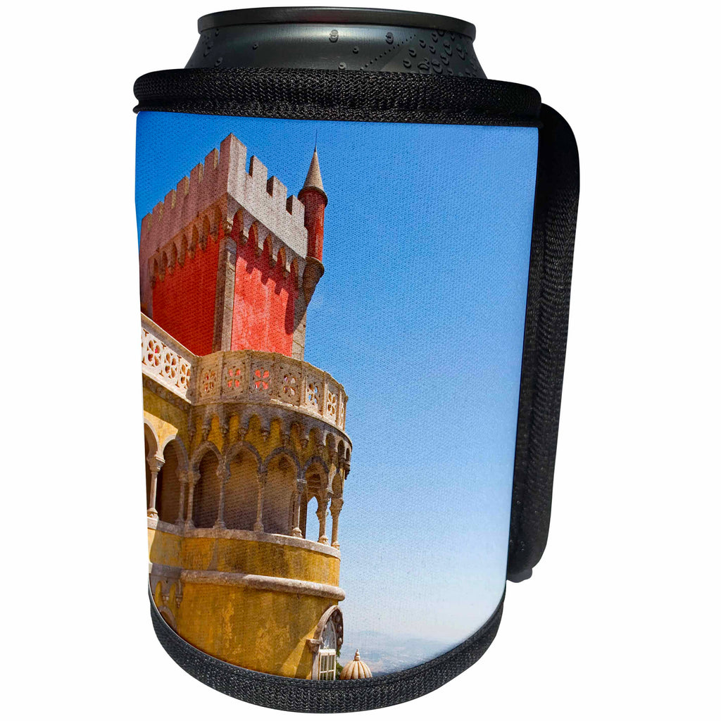 3dRose Danita Delimont - Palaces - Palacio Nacional da Pena, Sintra, Portugal, Europe - Can Cooler Bottle Wrap (cc_227861)