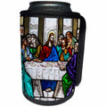 3dRose Danita Delimont - Religion - Romania, Transylvania, Targu Mures, Cathedral stained glass window. - Can Cooler Bottle Wrap (cc_227889)