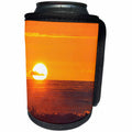 3dRose Albom Design Sunsets - Spectacular Sunset and Waves Hokitika New Zealand - Can Cooler Bottle Wrap (cc_22789)