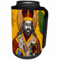 3dRose Danita Delimont - Religion - Romania, Transylvania, Sibiel, glass icon detail - Can Cooler Bottle Wrap (cc_227896)