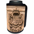 3dRose Danita Delimont - Signs - Spain, relief sculpture on The Clergy, University of Salamanca - Can Cooler Bottle Wrap (cc_227925)