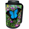 3dRose Danita Delimont - Butterflies - Swallowtail of Australia, Papilio Ulysses - Can Cooler Bottle Wrap (cc_228347)
