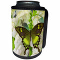 3dRose Danita Delimont - Butterflies - Green Swallowtail Butterfly Papilio neumogeni - Can Cooler Bottle Wrap (cc_228401)