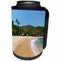 3dRose Danita Delimont - Beaches - Private Resort Beach, Jalisco, Mexico - Can Cooler Bottle Wrap (cc_229214)