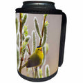3dRose Danita Delimont - Birds - Wilsons Warbler Singing - Can Cooler Bottle Wrap (cc_229498)