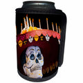 3dRose Danita Delimont - Doll - Arizona, Phoenix, Desert Botanical Garden. Skeleton wearing a hat. - Can Cooler Bottle Wrap (cc_229529)