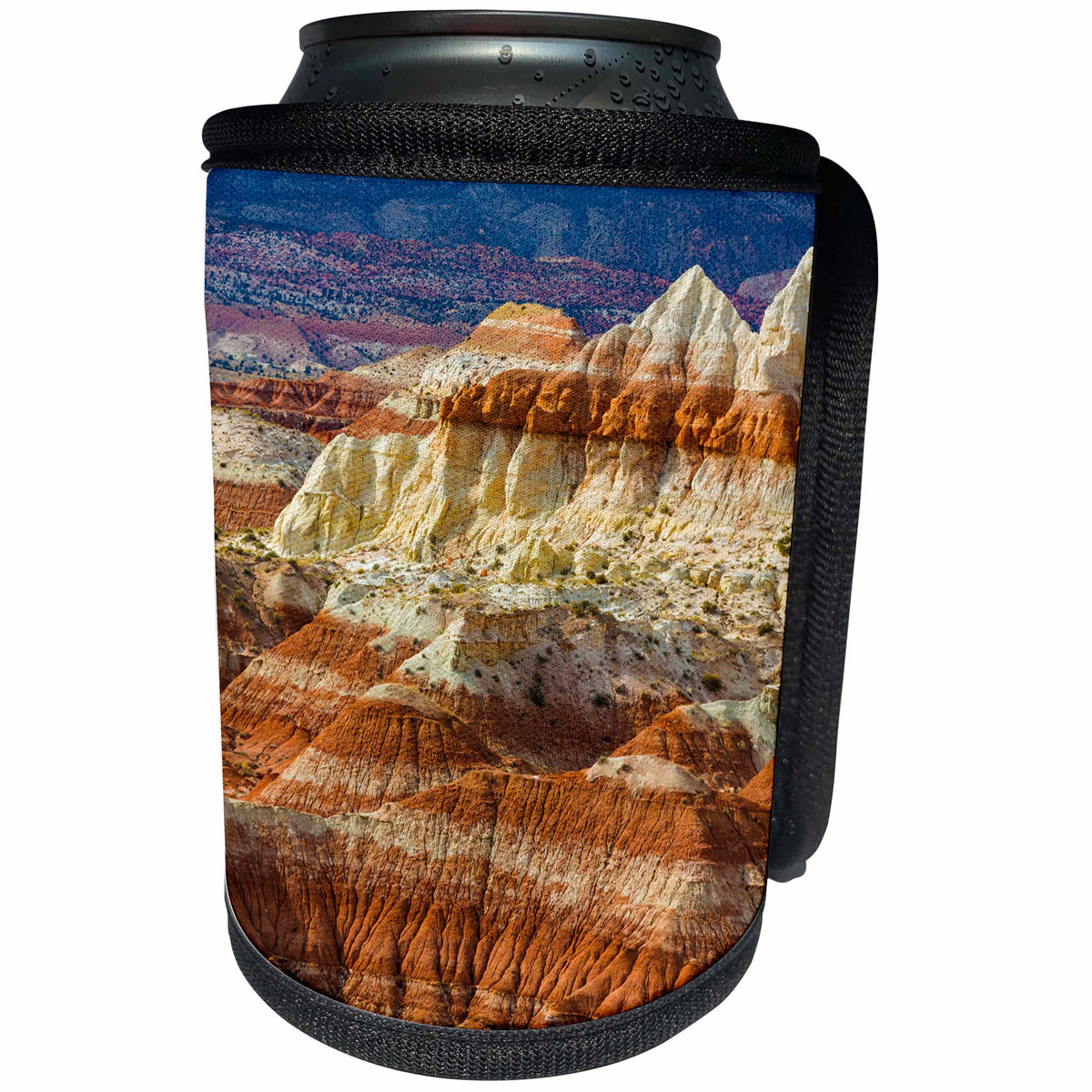 3dRose Danita Delimont - Mountain - Arizona. A desert area called Toad Stools. - Can Cooler Bottle Wrap (cc_229539)