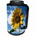 3dRose Danita Delimont - Flowers - California, A Mammoth Sunflower in Spring Valley. - Can Cooler Bottle Wrap (cc_230016)