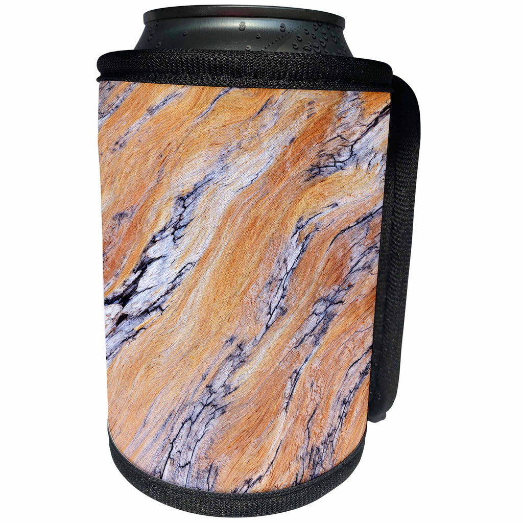3dRose Danita Delimont - Abstract - California, Inyo National Forest, Patterns of wood grain - Can Cooler Bottle Wrap (cc_230030)
