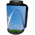 3dRose Danita Delimont - Monument - St Louis, Missouri, The Gateway Arch - Can Cooler Bottle Wrap (cc_231049)