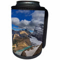 3dRose Danita Delimont - Glacier National Park - Looking down at Grinnell Glacier in Glacier National Park, Montana - Can Cooler Bottle Wrap (cc_231082)