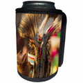 3dRose Danita Delimont - Montana - Dancing and Grand march at the Indian Days celebration, Montana, USA - Can Cooler Bottle Wrap (cc_231092)