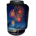 3dRose Danita Delimont - Celebration - 4th of July fireworks celebration, Montana, USA - Can Cooler Bottle Wrap (cc_231101)