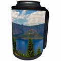 3dRose Danita Delimont - National Park - Crater Lake and Wizard Island, Crater Lake National Park, Oregon, USA - Can Cooler Bottle Wrap (cc_231492)