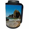 3dRose Danita Delimont - Coastline - Sea Stacks, low tide, Oceanside, Oregon, USA - Can Cooler Bottle Wrap (cc_231495)