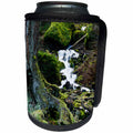 3dRose Danita Delimont - Waterfall - Wahkeena Falls and Creek, Columbia Gorge, Oregon, USA - Can Cooler Bottle Wrap (cc_231508)