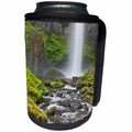 3dRose Danita Delimont - Waterfall - Latourell Falls and Creek, Columbia Gorge, Oregon, USA - Can Cooler Bottle Wrap (cc_231511)