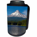 3dRose Danita Delimont - Mountains - Oregon. Mt. Hood rising above Trillium Lake - Can Cooler Bottle Wrap (cc_231517)