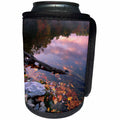 3dRose Danita Delimont - Autumn - USA, Pennsylvania, Pocono Mountains. Autumn sunrise on lake. - Can Cooler Bottle Wrap (cc_231535)