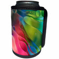 3dRose Danita Delimont - Abstract - USA, Pennsylvania, Erie. Oil abstract. - Can Cooler Bottle Wrap (cc_231563)