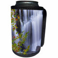 3dRose Danita Delimont - Waterfall - USA, Tennessee. Maple tree and Bald Creek Falls. - Can Cooler Bottle Wrap (cc_231583)
