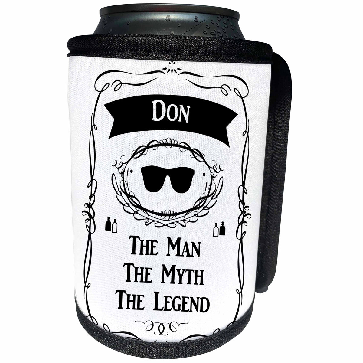 3dRose InspirationzStore The Man The Myth The Legend - Don - The Man The Myth The Legend - personal name personalized gift - Can Cooler Bottle Wrap (cc_232274)