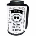 3dRose Dylan - The Man The Myth The Legend - personal name... - Can Cooler Bottle Wrap (cc_232278)