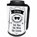 3dRose InspirationzStore The Man The Myth The Legend - George The Man The Myth The Legend - personal name personalized gift - Can Cooler Bottle Wrap (cc_232288)