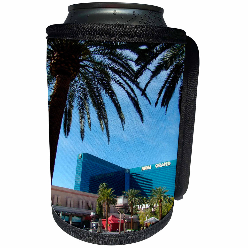 3dRose Ann Euell Las Vegas - Hotel - Can Cooler Bottle Wrap (cc_23253)