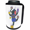 3dRose Laura J Holman Art Whimsical Elephant - elephant whimsical elephant whimsical illustration elephant with presents birthday presents - Can Cooler Bottle Wrap (cc_23296)
