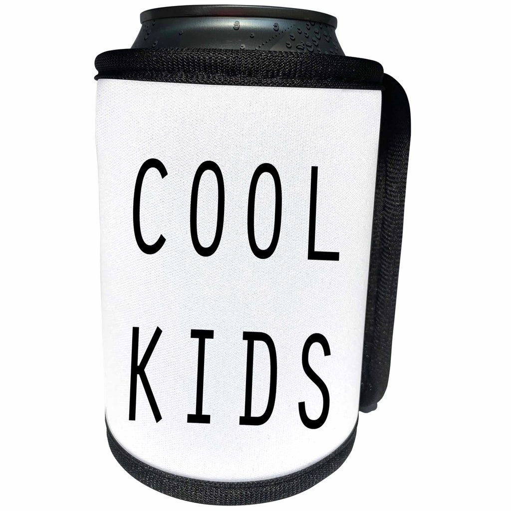 3dRose Tory Anne Collections Quotes - COOL KIDS - Can Cooler Bottle Wrap (cc_232964)