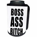 3dRose Tory Anne Collections Quotes - BOSS ASS BITCH - Can Cooler Bottle Wrap (cc_232967)