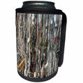 3dRose Florene - Textures III - Image of Assorted Bunch Of Hanging Wires - Can Cooler Bottle Wrap (cc_232996)