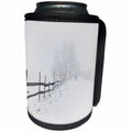3dRose Florene - Landscapes - Image of Snow In the Country Field - Can Cooler Bottle Wrap (cc_233011)