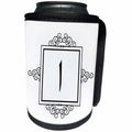 3dRose InspirationzStore Monograms - Letter A monogram in Arabic - Alif Aliph monogrammed personal initial - Can Cooler Bottle Wrap (cc_233049)