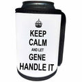 3dRose InspirationzStore Name design - Keep Calm and Let Gene Handle it - funny personal name - Can Cooler Bottle Wrap (cc_233261)