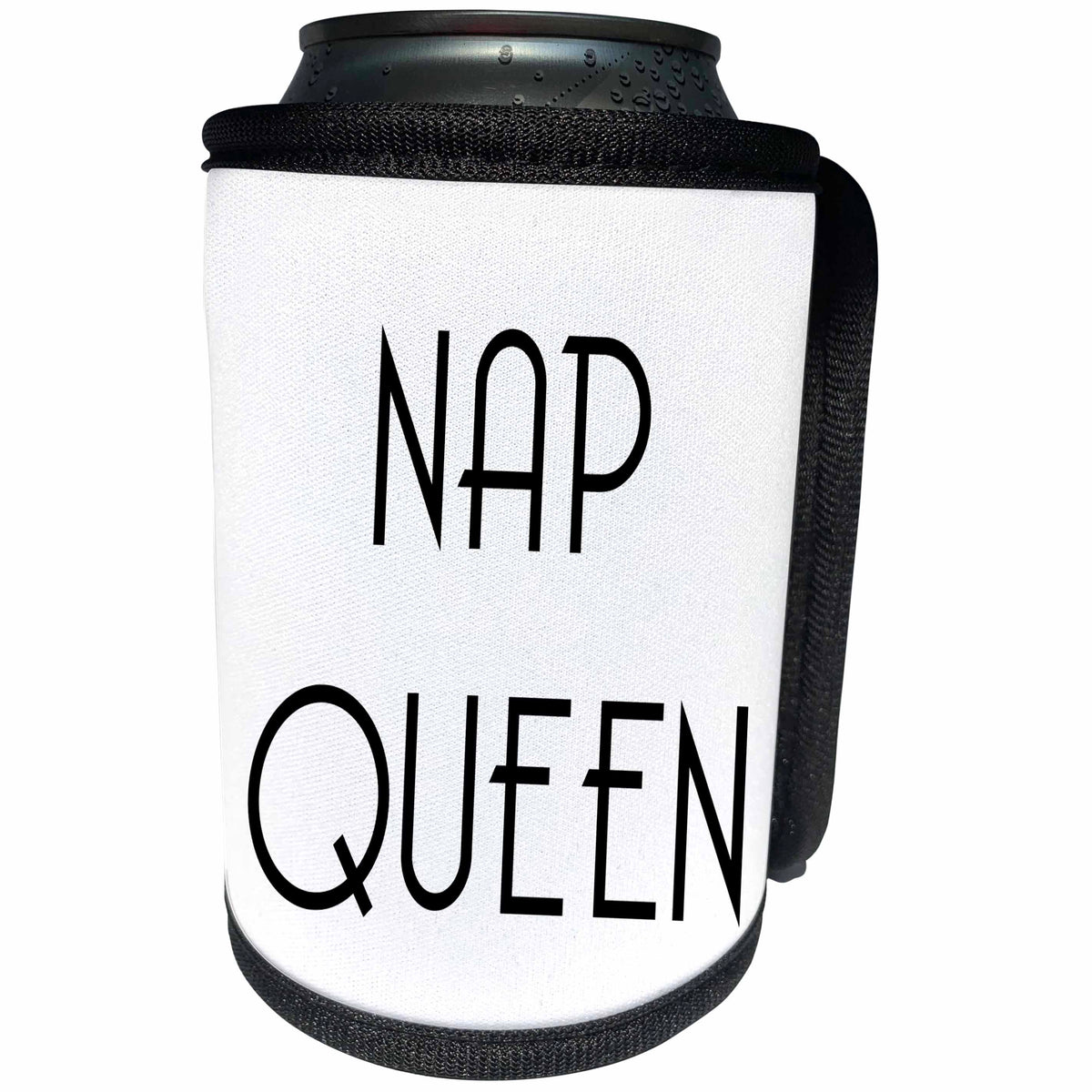 3dRose Tory Anne Collections Quotes - NAP QUEEN - Can Cooler Bottle Wrap (cc_234002)
