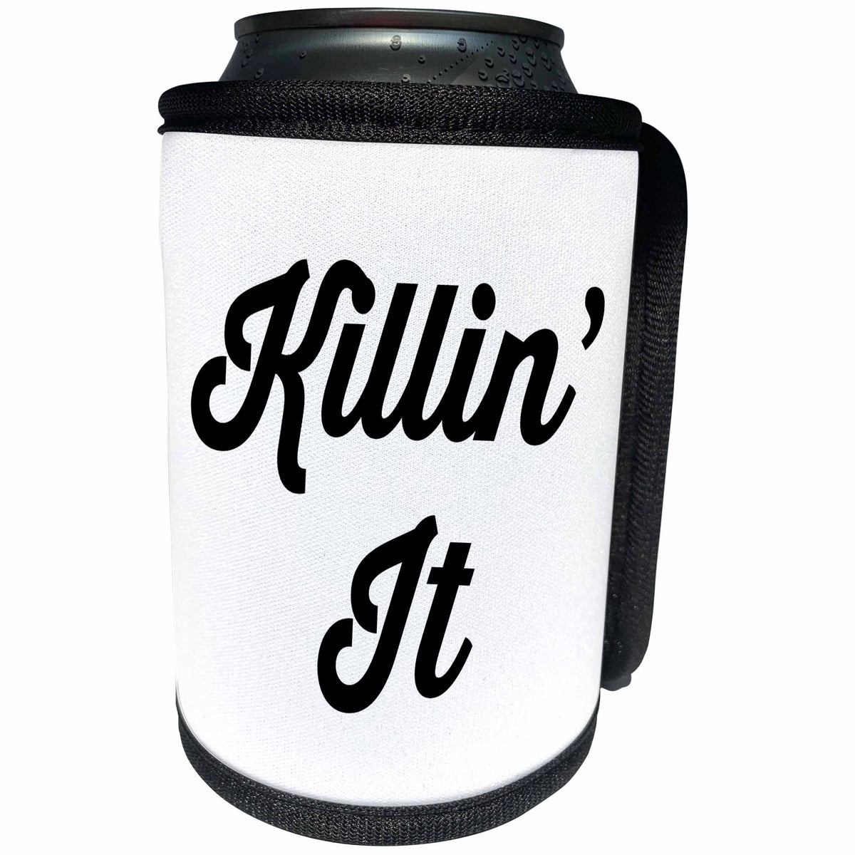 3dRose Tory Anne Collections Quotes - KILLIN IT - Can Cooler Bottle Wrap (cc_234025)