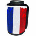 3dRose Florene Grunge - Image of French Flag In Grunge Style - Can Cooler Bottle Wrap (cc_234484)
