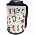 3dRose Florene Games - Image of 2016 Mah Jongg Dragon Tiles - Can Cooler Bottle Wrap (cc_234494)