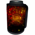 3dRose Sven Herkenrath Liquid - Liquid Design with Bokeh Background - Can Cooler Bottle Wrap (cc_236464)