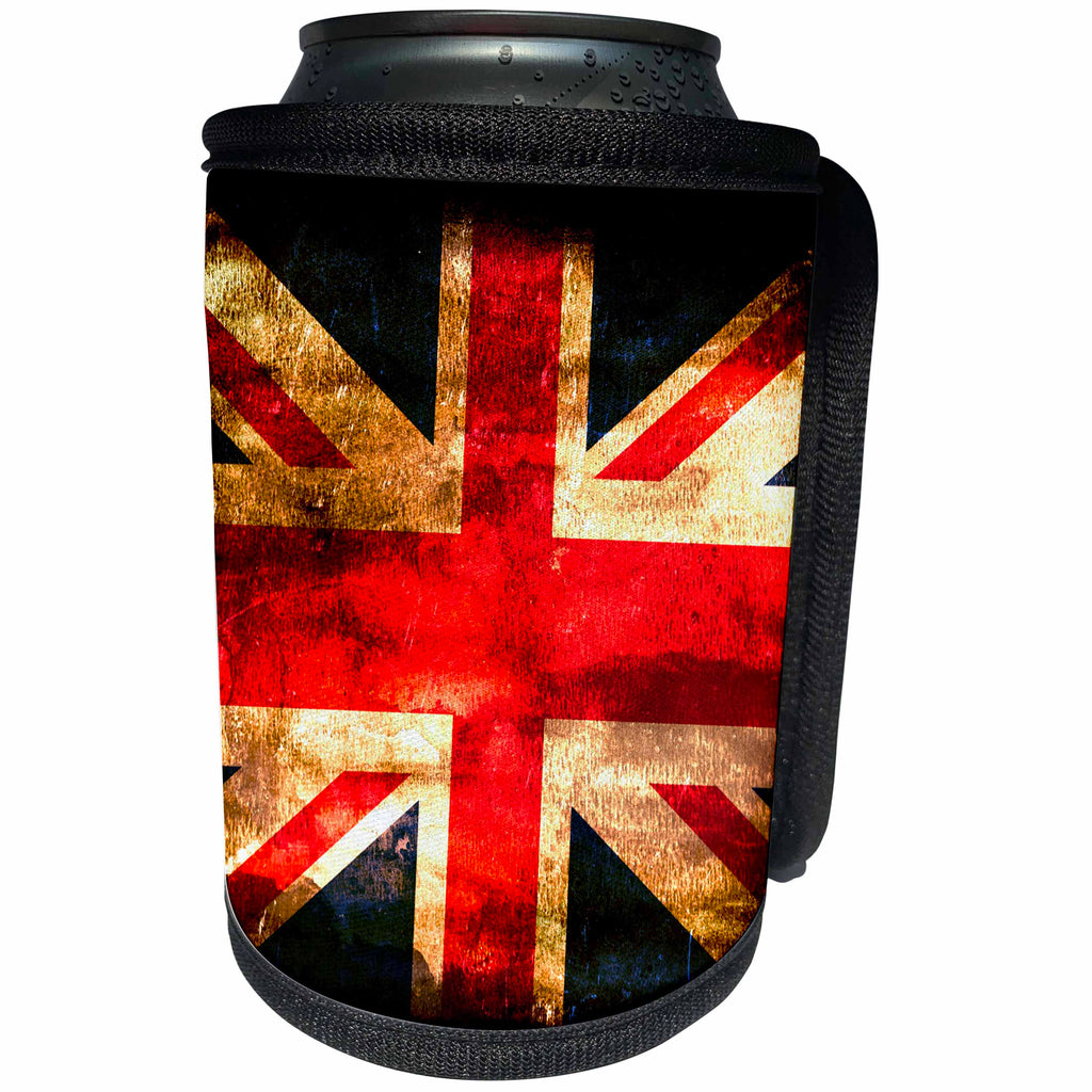 3dRose Sven Herkenrath Flag - United Kingdom Flag - Can Cooler Bottle Wrap (cc_236467)
