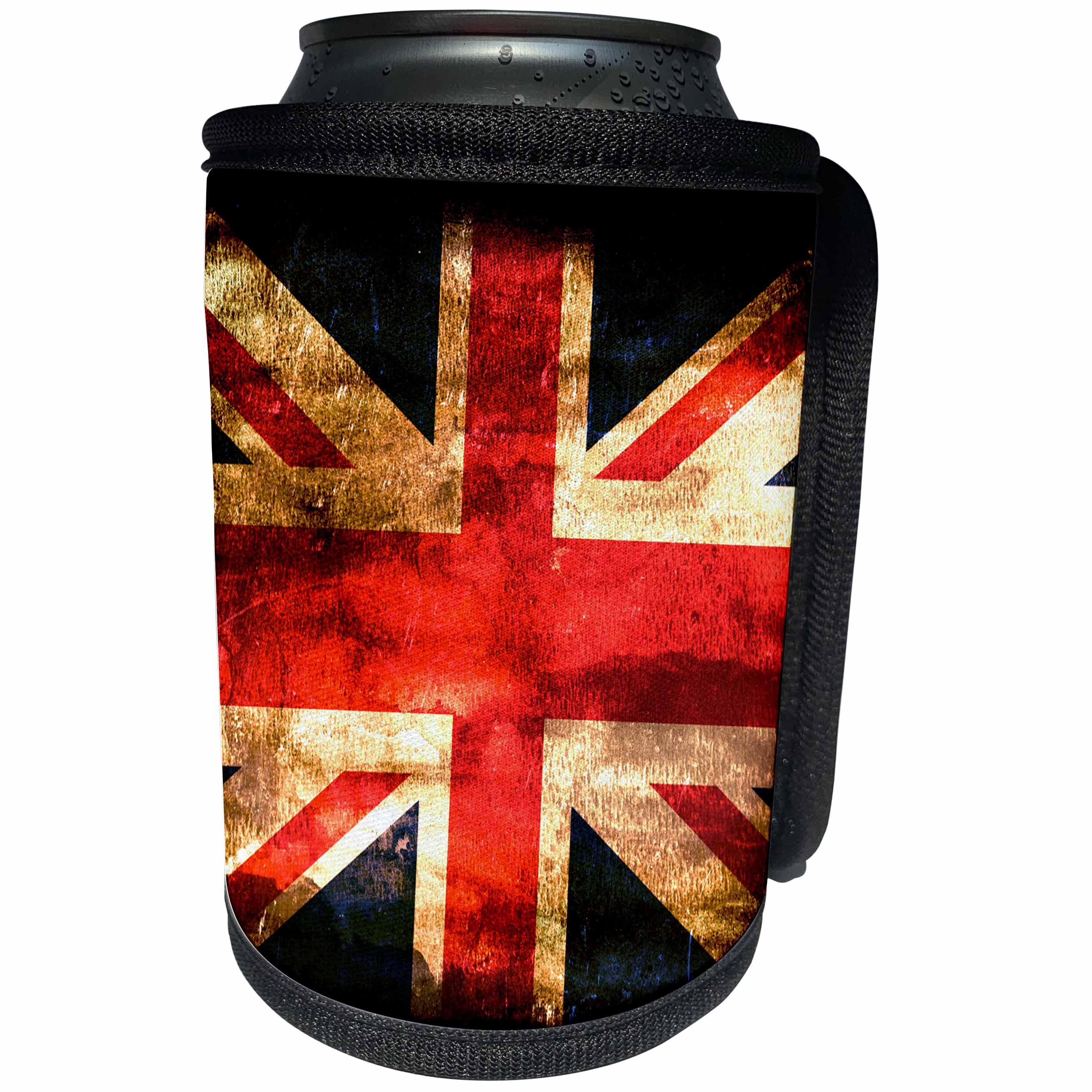 3dRose Sven Herkenrath Flag - United Kingdom Flag - Can Cooler Bottle Wrap (cc_236467)