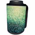 3dRose Sven Herkenrath Glitter - Image of Green Glamour Glitter Style - Can Cooler Bottle Wrap (cc_236468)