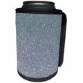 3dRose Sven Herkenrath Glitter - Silver Glamour Glitter Style - Can Cooler Bottle Wrap (cc_236472)