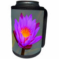 3dRose Sven Herkenrath Buddha - Blue Asia Lotus Flower - Can Cooler Bottle Wrap (cc_236481)