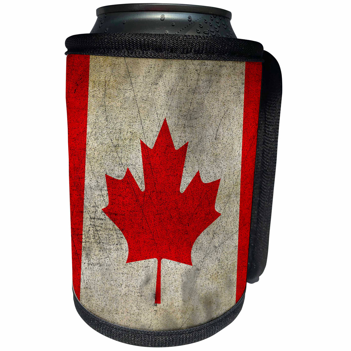 3dRose Sven Herkenrath Flag - Vintage Canada Flag - Can Cooler Bottle Wrap (cc_236485)