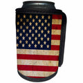3dRose Sven Herkenrath Flag - Vintage America US Flag - Can Cooler Bottle Wrap (cc_236487)
