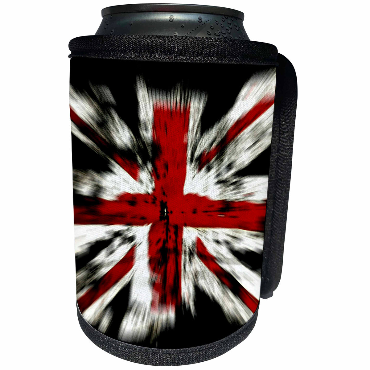 3dRose Sven Herkenrath Flag - Graphic Design of United Kingdom Flag - Can Cooler Bottle Wrap (cc_236514)